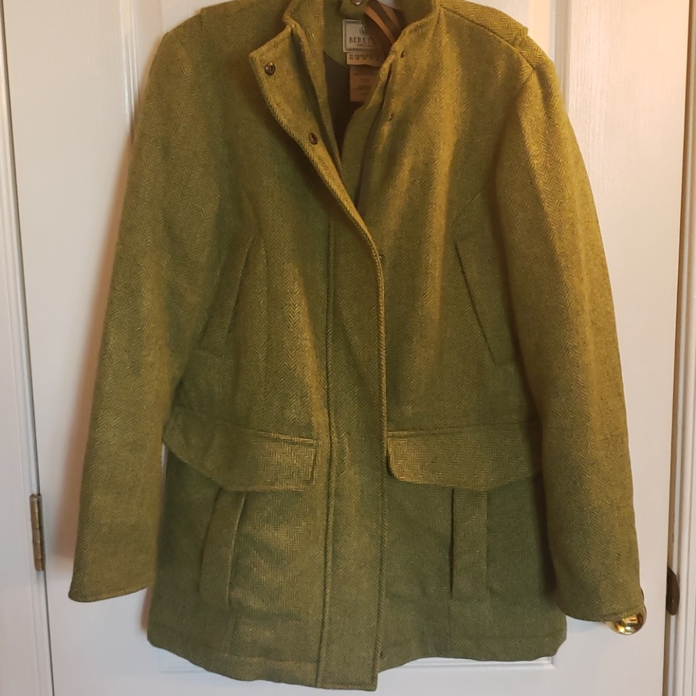Beretta St.James Green Lined Wool Coat